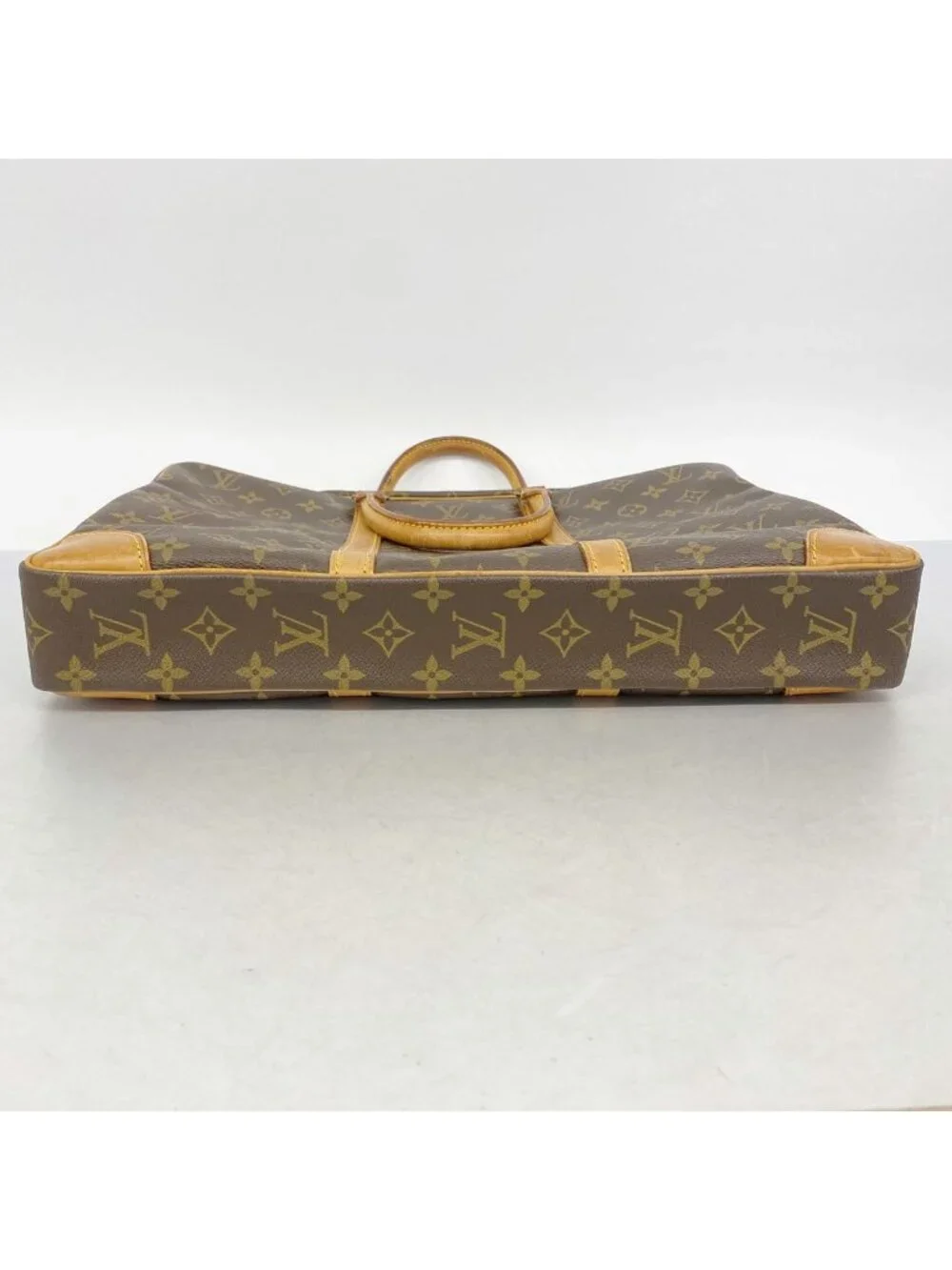 Louis Vuitton Briefcase Monogram Porte Documents Voyage Brown